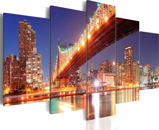 Bilde Golden Reflections Nyc 200x100 Artgeist sp. z o. o.