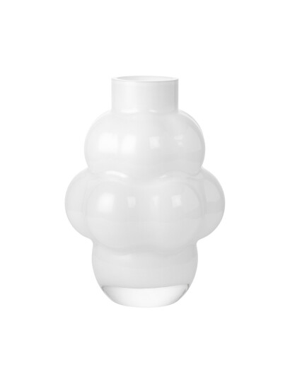 Louise Roe Balloon Vase #04 White Louise Roe OPAL WHITE H32CM