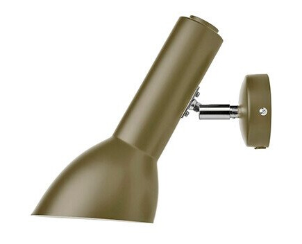 Cph Lighing Oblique Vegglampe HW Chrome/Olive Green Lighting