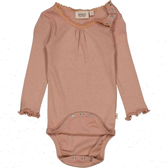 Wheat Rib Body Lotta Soft Brown (68 / 6 mnd)