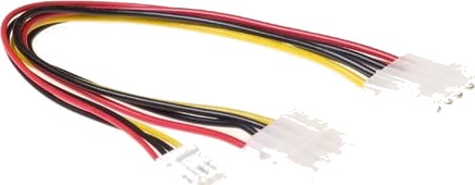 Act Ak3195 0,2 M Molex 4 Pin – 4 X Molex 4 Pin Hann/Hunn