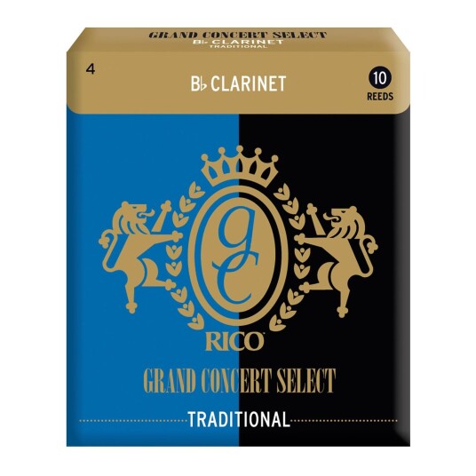 D'Addario Woodwinds D'Addario Rgc10bcl400 Klarinett Flis Grand Concert Trad Blank Bb 4.0 10 Pack