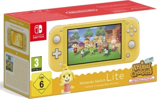 Nintendo Switch Lite Animal Crossing Gul Nintendo Switch Lite Animal Crossing Gul