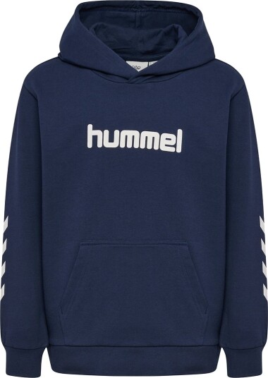 Hummel Hettegenser hmlJR REG Logo Dress Blues Hummel 11 12 år (146 152) Hettegenser Hvit Marineblå
