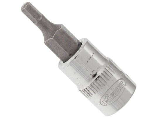 Vigor 3 mm Skrutrekkerinnsats 38 mm for Håndverktøy