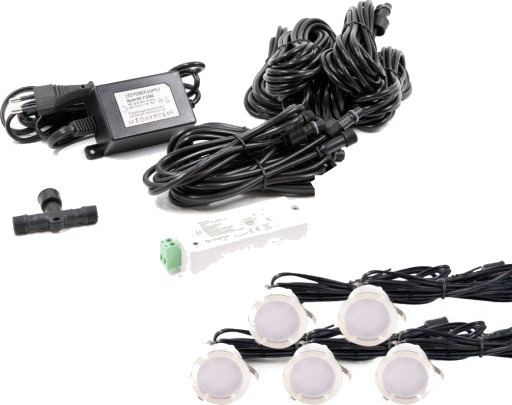 Light By Juhl Cosmos underjordisk spot Zigbee rustfritt stål 5 pk