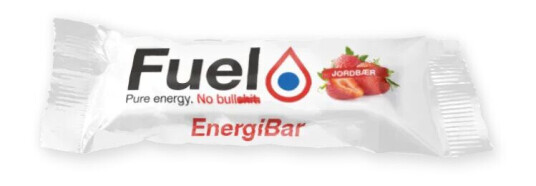 Fuel Of Norway Jordbær Energibar, Hel Eske