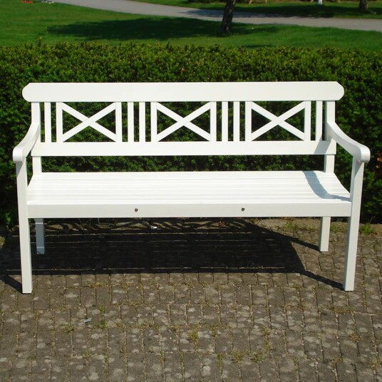 Hagebenk Eden Wood Holmsund Hvit Hagebenk Eden Wood Holmsund Hvit
