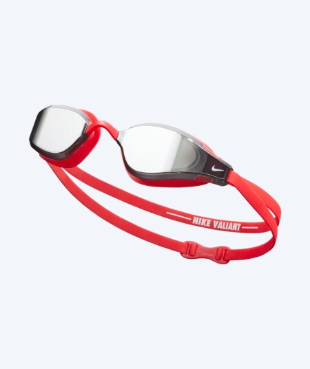 Nike Elite svømmebriller Valiant Mirror Rød/Sølv Nike Elite svømmebriller Valiant Mirror Rød/Sølv