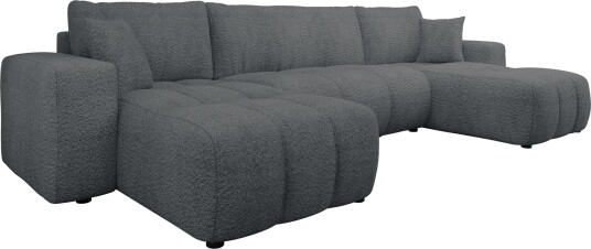 Flo Sovesofa med dobbel sjeselong 4 seter   Hvit