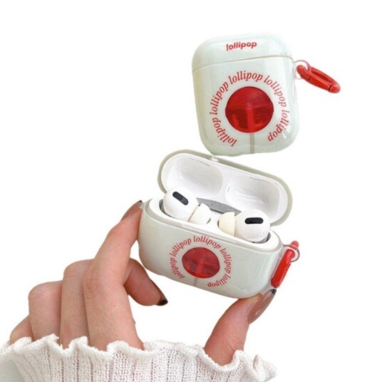 INCOVER Apple AirPods Pro Plastdeksel m. Karabinkrok "Lollipop"