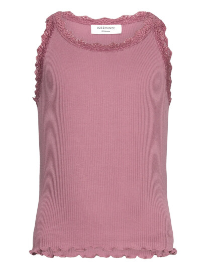 Rosemunde Kids Rkbalta Sl Short Lace Top Pink 164