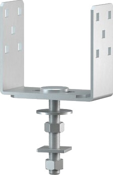 Stavrex Jordskrue topp bjelkesko 120-160mm justerbar120-160mm høyde justering