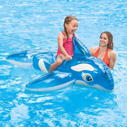 Intex Oppblåsbar Ride-on Hai 152x114 cm fra 3 år