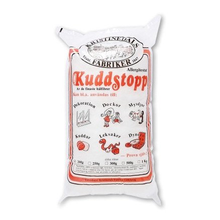 Kuddstopp Fyllvatt Bamsefyll Dukkefyll Putefyll Vatt 300 gram