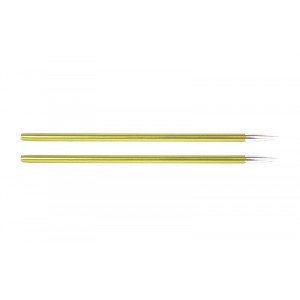 KnitPro Zing Korte Udskiftelige Rundpinde Messing 9cm 3,50mm / US4 Chr