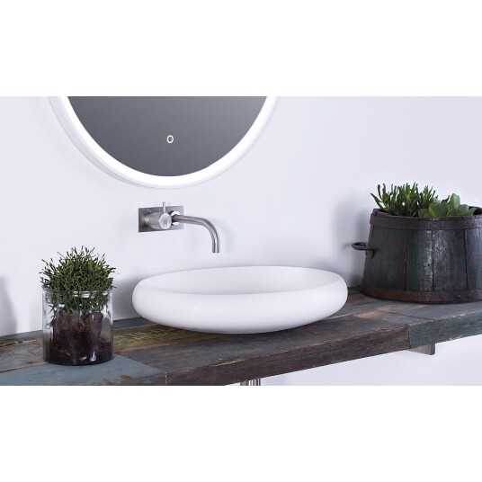 Copenhagen Bath Rosenborg oval servant 600x400 mm, Hvit Matt Copenhagen Bath Rosenborg oval servant 600x400 mm, Hvit Matt