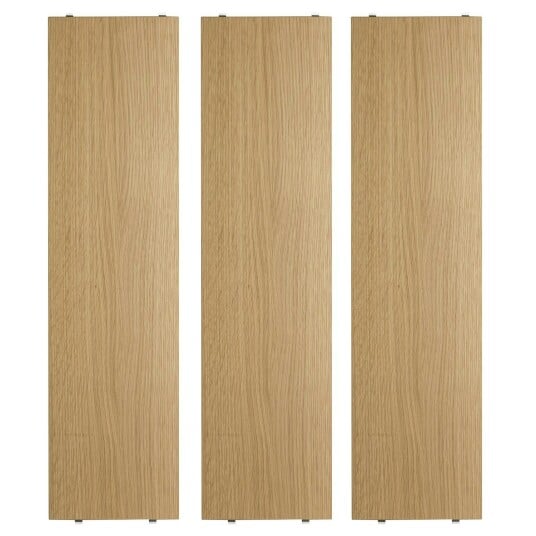 String hylleplate eik 78x20 cm 3-pk String hylleplate eik 78x20 cm 3-pk