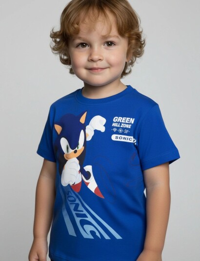 Sonic Tshirt Blue 152 Sonic Tshirt Blue 152