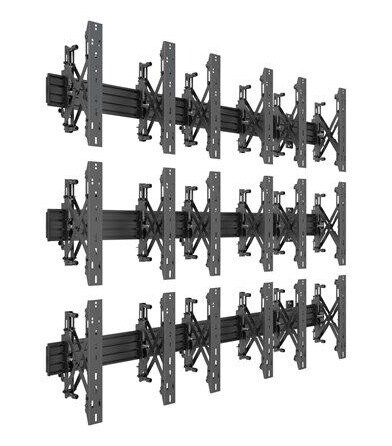 Multibrackets PRO Series M Wallmount Pro MBW3x3U Push In Pop Out Multibrackets PRO Series M Wallmount Pro MBW3x3U Push In Pop Out