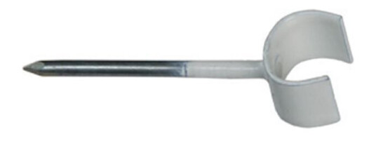 Schneider Electric TKK 5-7 V 25 Spikerklammer 5–7 mm, hvit, 100-pakning