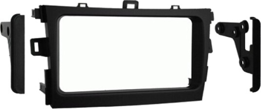 2 Din Radioblende Toyota Corolla 2009 2013 Sort