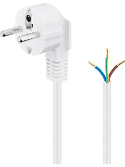 Pro Angle Power cable for confectionery 3m white