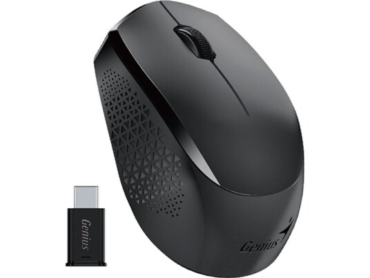 Trådløs Mus, Genius Nx-8000S Type-C, Svart, Optisk, 1200Dpi