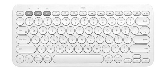 Logitech K380 Multi-Device Bluetooth Keyboard - keyboard - AZERTY - French - off-white - Tastatur - Hvit Logitech K380 Multi-Device Bluetooth Keyboard - keyboard - AZERTY - French - off-white - Tastatur - Hvit
