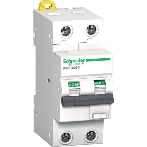 Schneider Electric Acti9 ic60 rcbo 2p 10a 30ma c 10ka si (3606481157416)