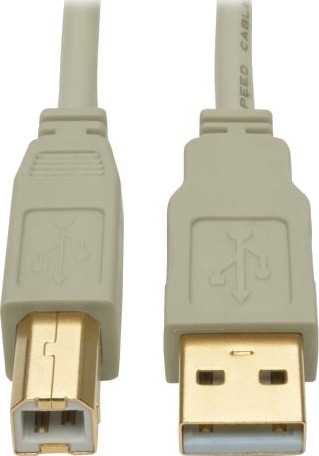Tripp Lite U022-006-Be, 1,8 M, Usb A, Usb B, Usb 1.1, Hankjønn/Hankjønn, Beige