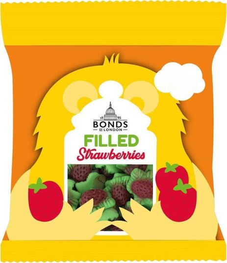 Filled Strawberry - Bonds of London 50 g (UK)