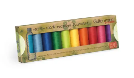 GTERMANN Sewing threaad set -  ECO - bright colors (10 rl.)