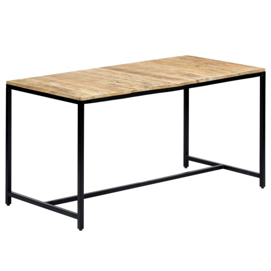 vidaXL Spisebord 140x70x75 cm grov heltre mango vidaXL Spisebord 140x70x75 cm grov heltre mango