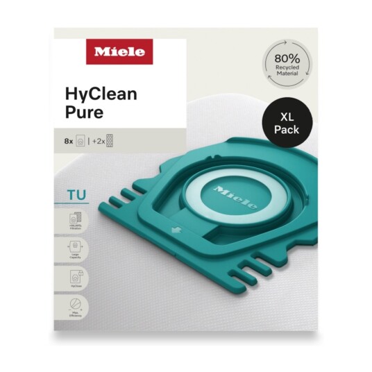 Miele TU XL HyClean Pure støvsugerpose 8 pakk Miele TU XL HyClean Pure støvsugerpose 8 pakk
