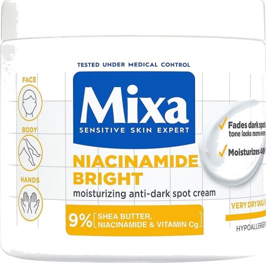 Mixa Niacinamide Bright Moisturizing Anti-Dark Spot Cream 400ml Mixa Niacinamide Bright Moisturizing Anti-Dark Spot Cream 400ml