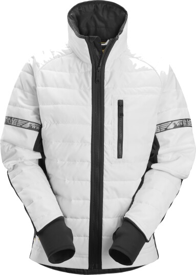 Snickers Workwear 8107 AllroundWork Jakke stretch hvit S Klær