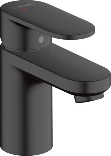 Hansgrohe Vernis Servantbatteri 70 Med bunnventil, CoolStart, Sort Matt Hansgrohe Vernis Servantbatteri 70 Med bunnventil, CoolStart, Sort Matt