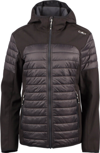 CMP Zip Hood Jakke Dame Svart 44
