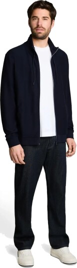 Tom Tailor Structured Stand Up Jacket Navy XL