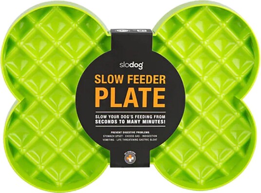 Lickimat Dog Lick Mat Slow Feeder Plate Green 35X26X3Cm (645.5402)