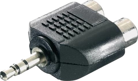 Speaka Professional Sp-7870248 3.5 Mm 2 X Rca Svart