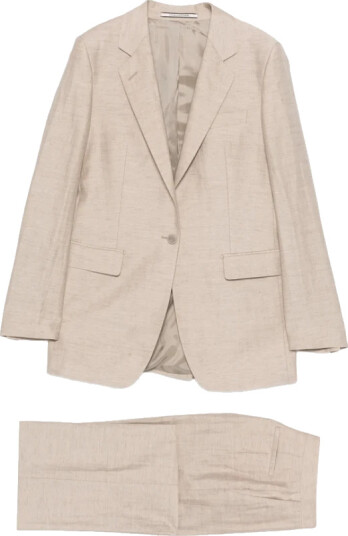 Tagliatore Dame Dress Beige M,