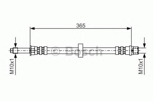 Bremseslange BOSCH 1 987 476 851 Bremseslange BOSCH 1 987 476 851