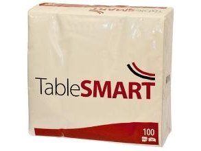 Serviet Tablesmart 40X40cm 2-Lag Hvit,100 Stk/Pk