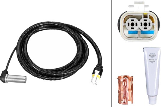 Sensor, ABS HELLA 6PU 230 052-171