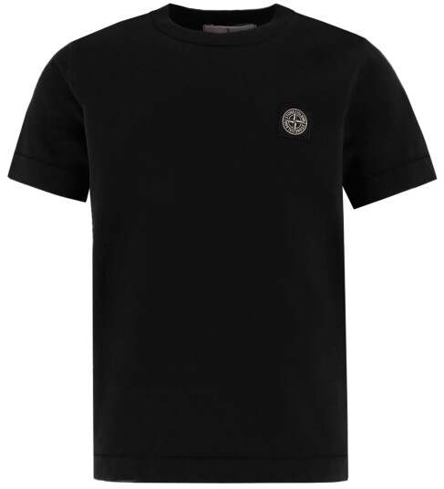Stone Island T skjorte Svart m. Logo Stone Island 8 år 128 T skjorte