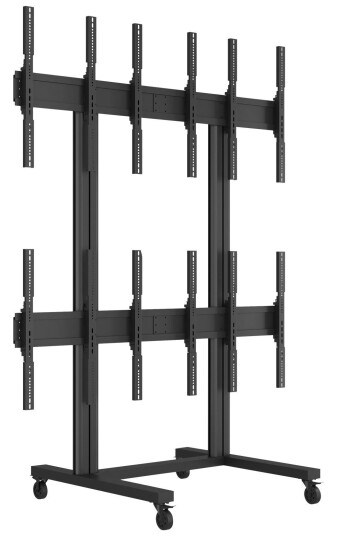 Multibrackets M Public vogn - portrett - for 3x2 videovegg - svart Multibrackets M Public vogn - portrett - for 3x2 videovegg - svart