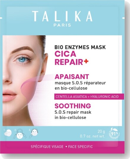Talika Bio Enzymes CICA Repair & Soothing Mask 1 stk.