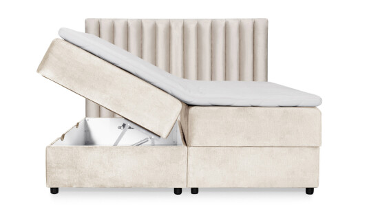 Soffadirekt DANVIK/PENNY 160 Sengepakke Fløyel Beige Soffadirekt DANVIK/PENNY 160 Sengepakke Fløyel Beige